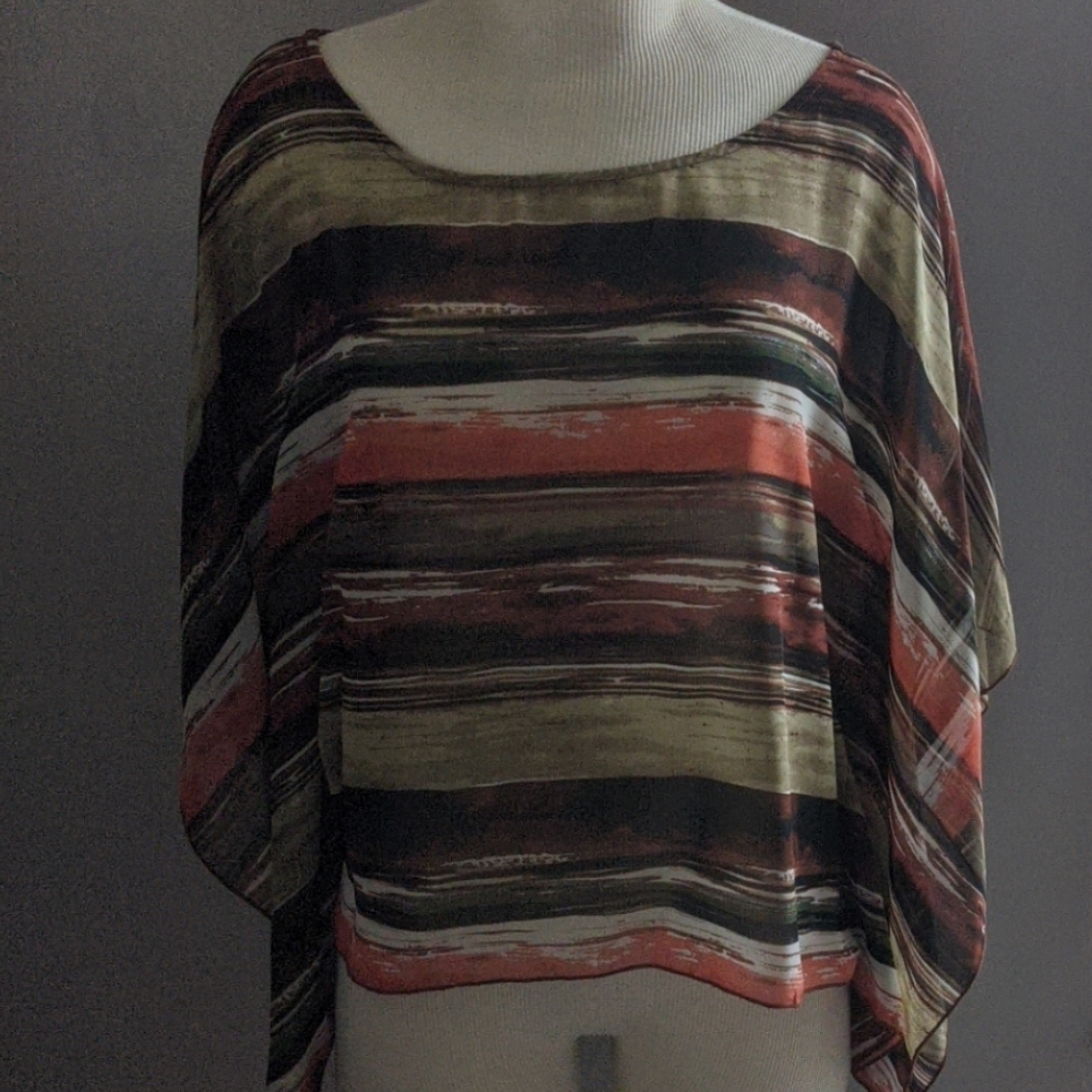 Water color stripped top